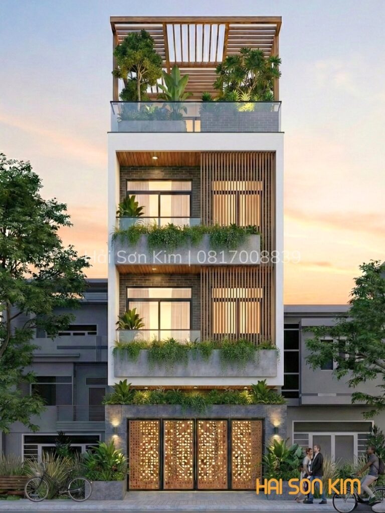 mau-nha-pho-1-tret-3-lau-ban-cong-xanh