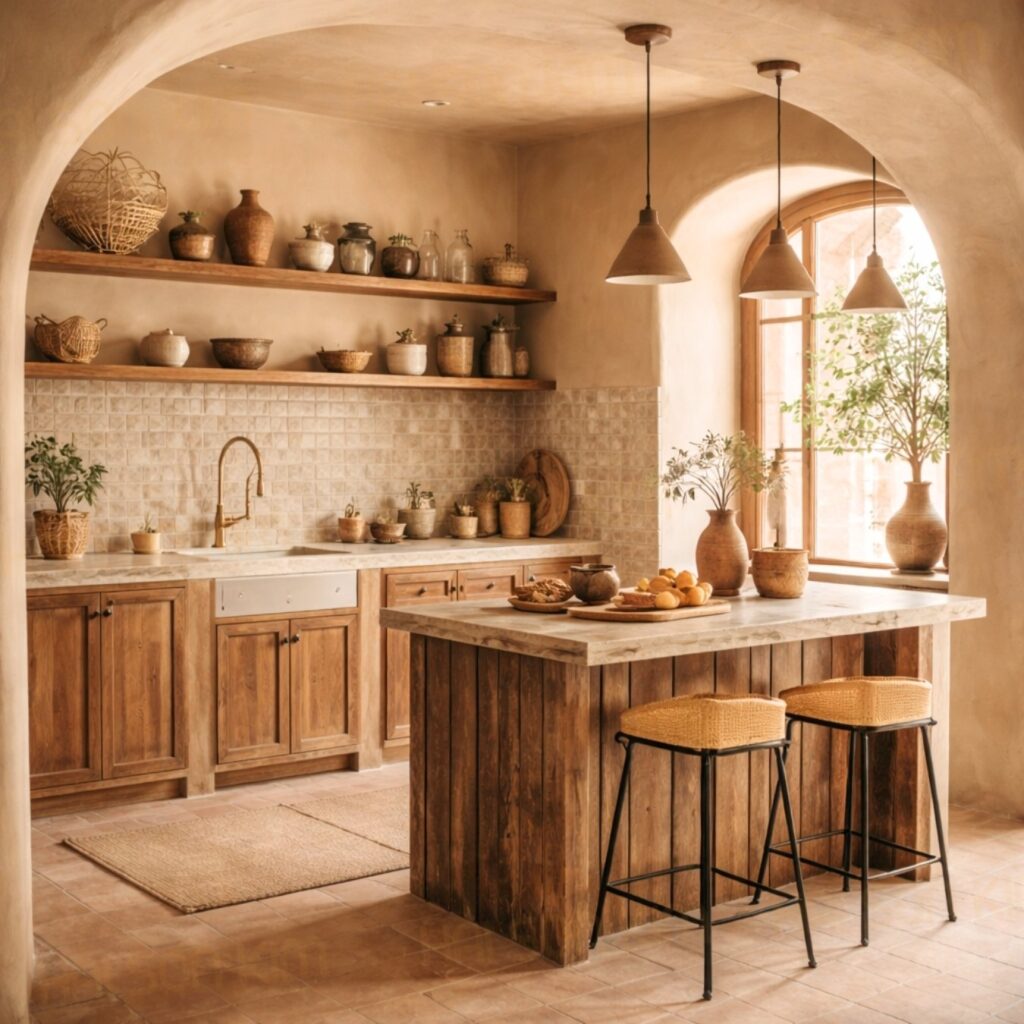 nha-bep-phong-cach-wabi-sabi